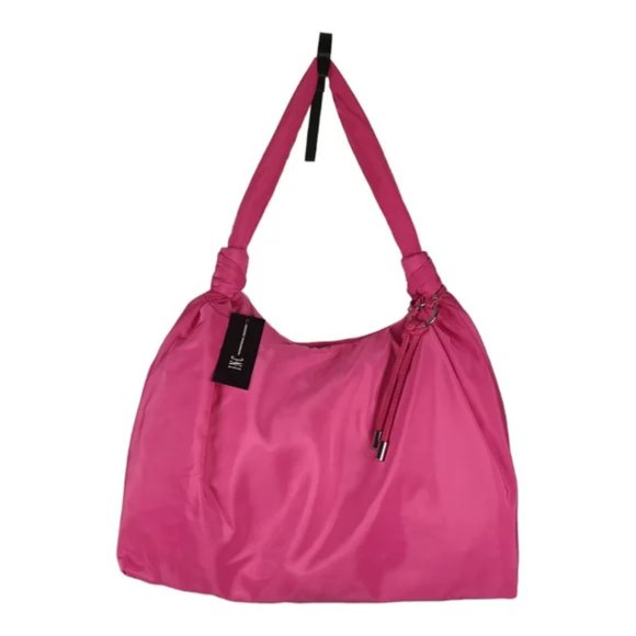 2 BAGS! INC Nosida Soft Nylon Tote and Breeah Mini Quilted Barrell - Picture 2 of 2